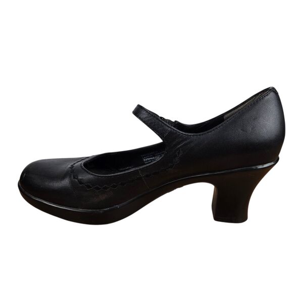 Dansko Bett Nappa Mary Jane Pumps Sz 37 US 6.5 - 7 Black Block Heel - Picture 7 of 12